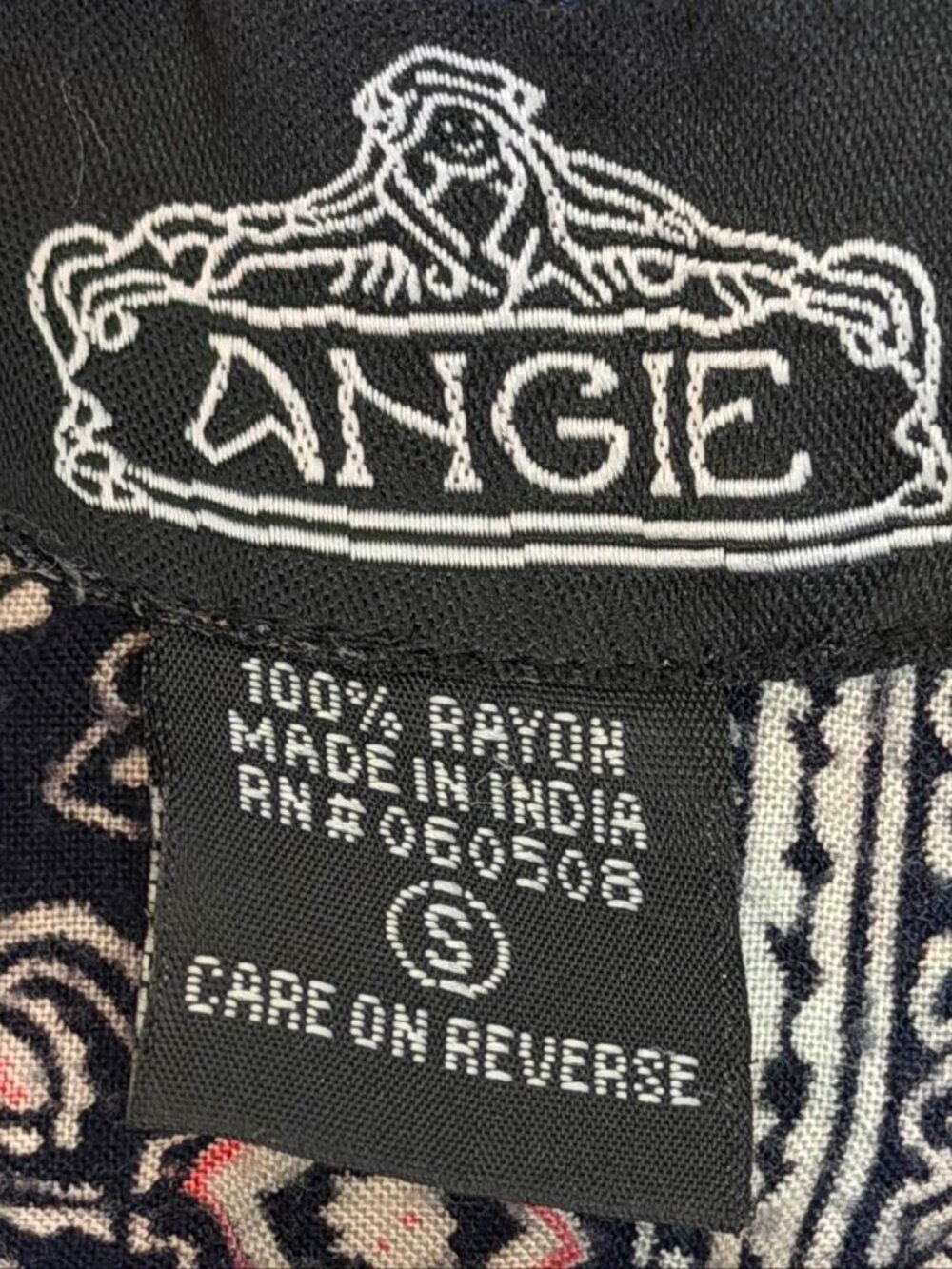 Angie Navy Patterned Romper S - Picture 6 of 8